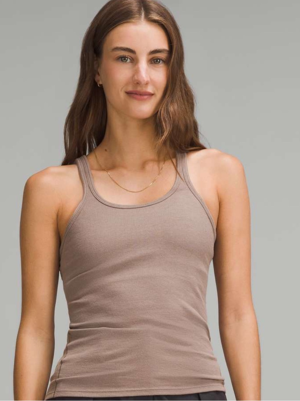 Lululemon Hold Tight Thin Strap Tank Top-Taupetastic size 6